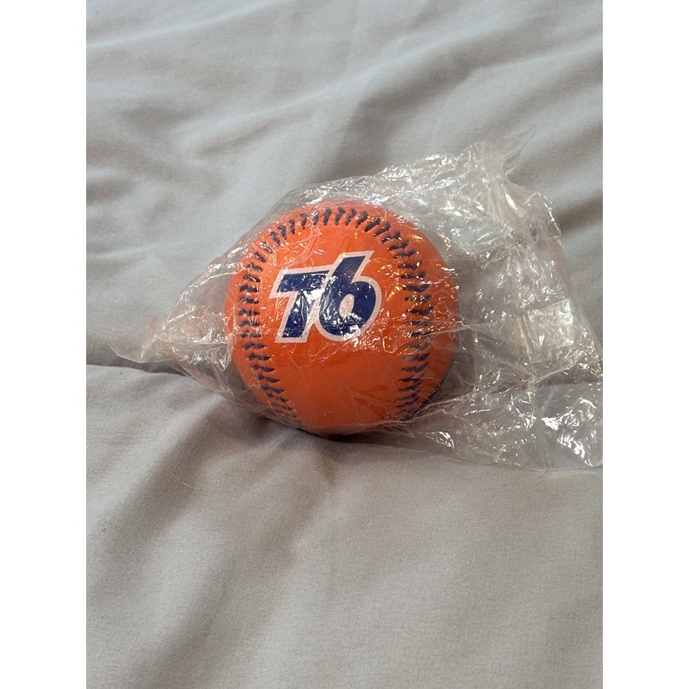 Union Oil 76 Gas Station Promotional Orange Baseball NIP